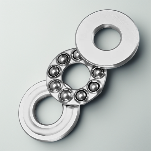 51100 Series Extra Light Duty Ball Thrust Ball Bearings