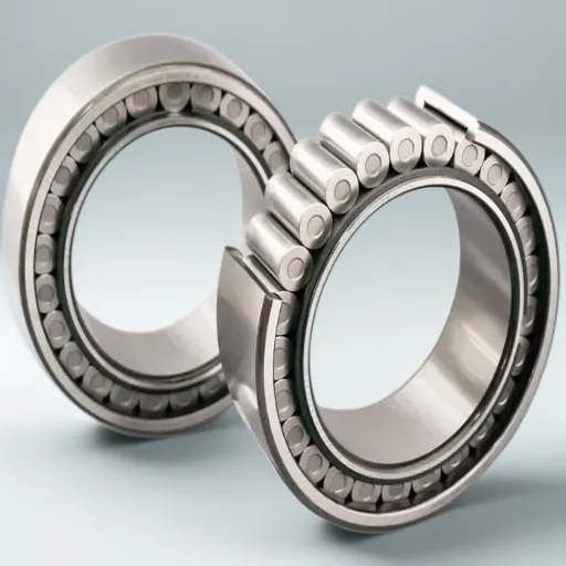 Full complement cylindrical roller bearing