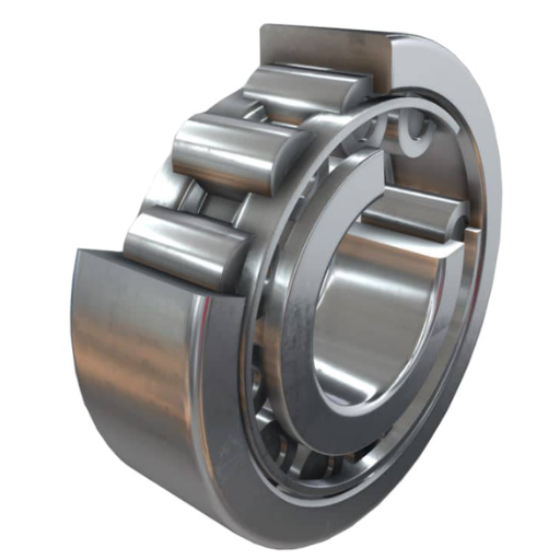 In which applications are spherical roller bearings preferred over cylindrical roller bearings