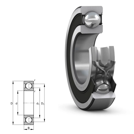 61801 - 61800 Series Deep Groove Radial Ball Bearings