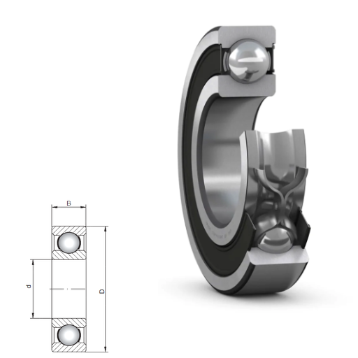 61864- 61800 Series Deep Groove Radial Ball Bearings