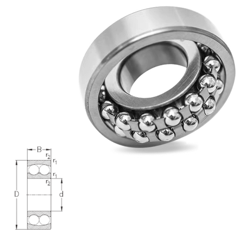 1224 - 1200 Self Aligning Standard Angular Contact Ball Bearings