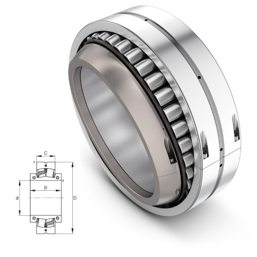 222S.515 - Split Style Spherical Roller Bearings