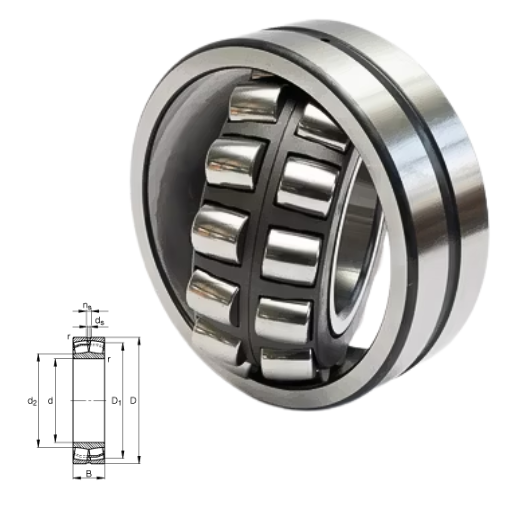 22308 ET41A - 22300 Series Shaker Screen Style Spherical Roller Bearings