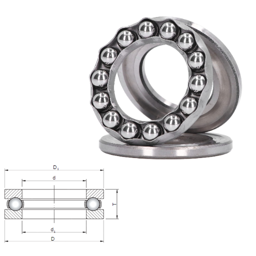 51411 -51400 Series Heavy Duty Ball Thrust Ball Bearings