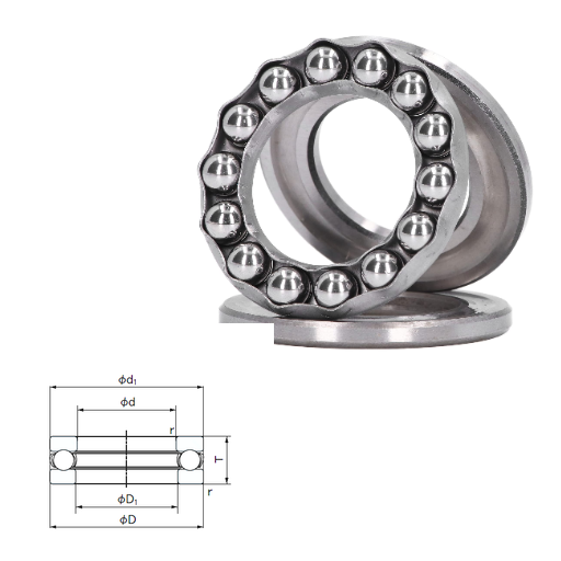 51418 - 51400 Series Heavy Duty Ball Thrust Ball Bearings