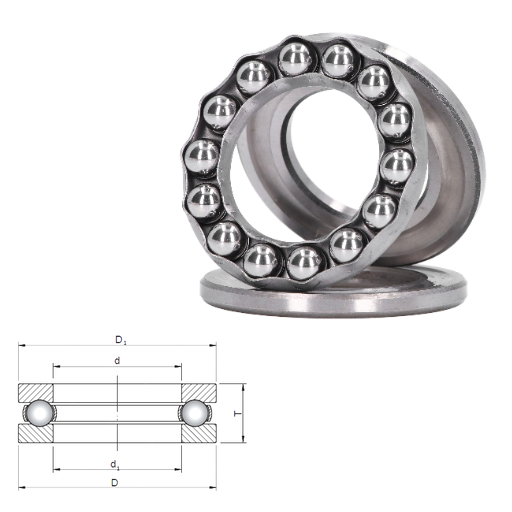 51424 - 51400 Series Heavy Duty Ball Thrust Ball Bearings