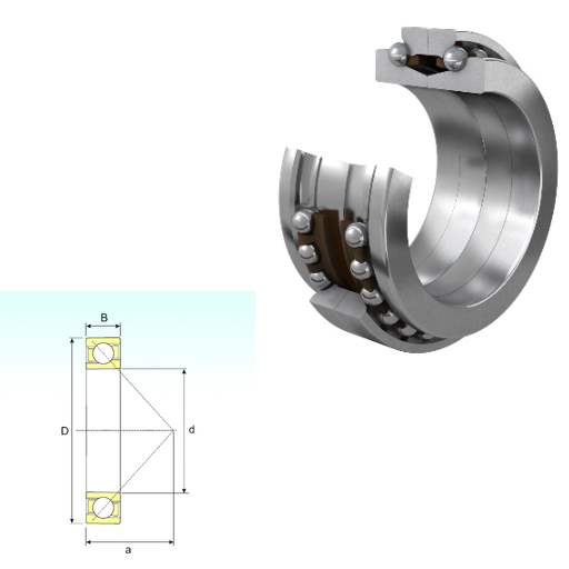 7232 B - 7200 Series Light Duty Standard Angular Contact Ball Bearings