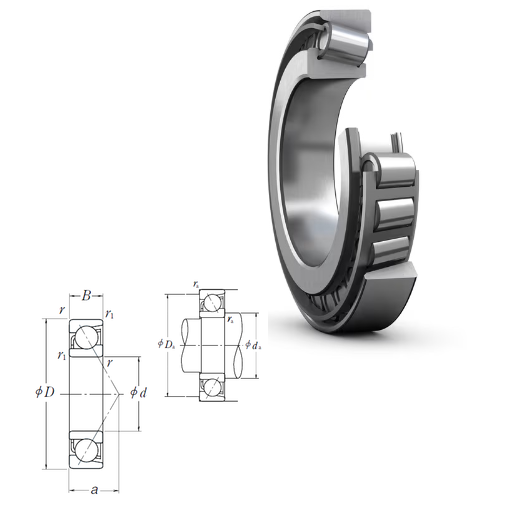7902CTDULP4 - 7900 Series Extra Light Duty Super Precision Angular Contact Ball Bearings