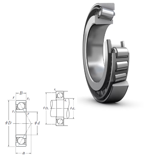 7903CTDULP4 - 7900 Series Extra Light Duty Super Precision Angular Contact Ball Bearings