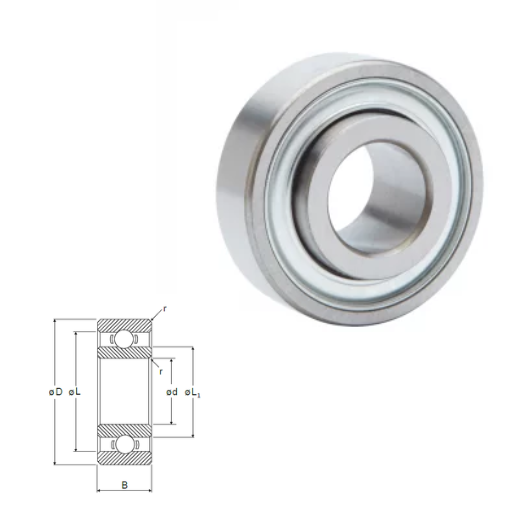 DDL-1260 - DDL Metric L Series Radial Shielded Miniature / Instrumentation Ball Bearings
