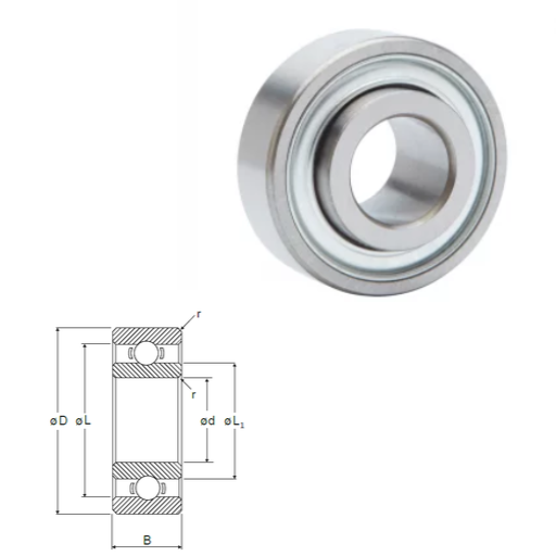 DDL-1470 - DDL Metric L Series Radial Shielded Miniature / Instrumentation Ball Bearings