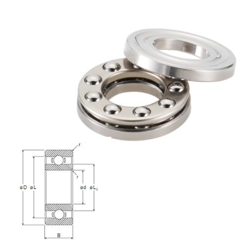 DDR-1450 - DDR Metric R Series Radial Shielded Miniature / Instrumentation Ball Bearings