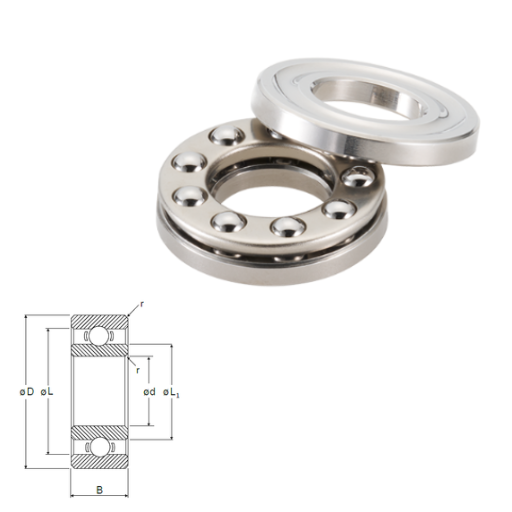 DDR-1640 - DDR Metric R Series Radial Shielded Miniature / Instrumentation Ball Bearings