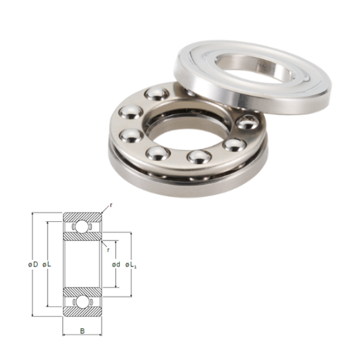 DDR-1650 - DDR Metric R Series Radial Shielded Miniature / Instrumentation Ball Bearings