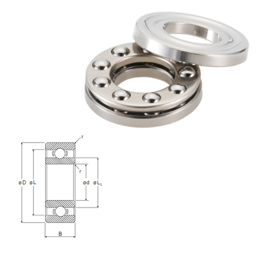 DDR-1960 - DDR Metric R Series Radial Shielded Miniature / Instrumentation Ball Bearings