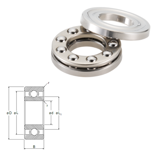 DDR-1970 - DDR Metric R Series Radial Shielded Miniature / Instrumentation Ball Bearings