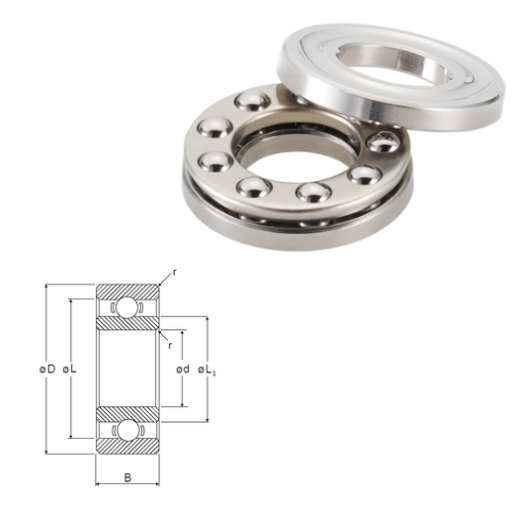 DDR-2270 - DDR Metric R Series Radial Shielded Miniature / Instrumentation Ball Bearings