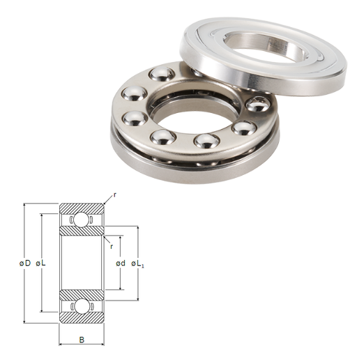 DDR-615 - DDR Metric R Series Radial Shielded Miniature / Instrumentation Ball Bearings