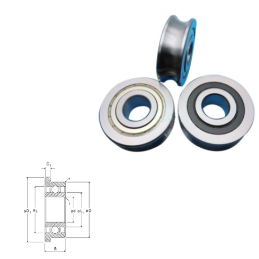 DDRF-2 - DDRIF Series Flanged Shielded Miniature/ Instrumentation Ball Bearings