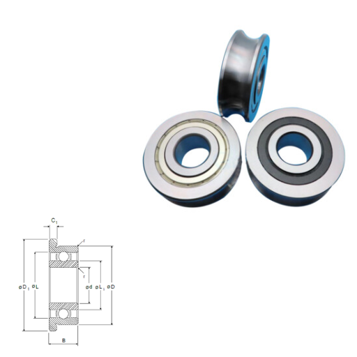 DDRIF-2 1/2 - DDRIF Series Flanged Shielded Miniature/ Instrumentation Ball Bearings