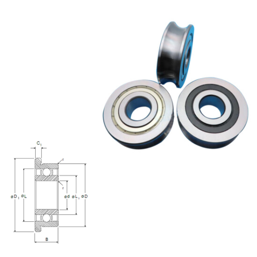 DDRIF-3 - DDRIF Series Flanged Shielded Miniature/ Instrumentation Ball Bearings