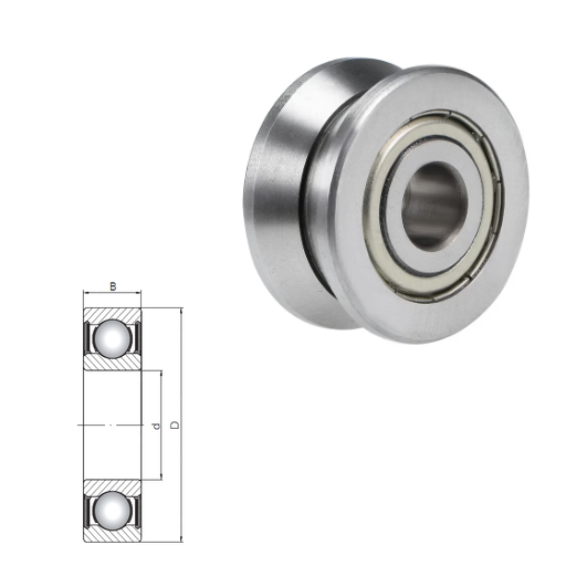 R 6000-2RS / 30 - V Groove Bearings and Wire Straighteners