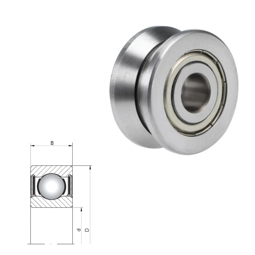 R 626-2RS / 21 - V Groove Bearings and Wire Straighteners