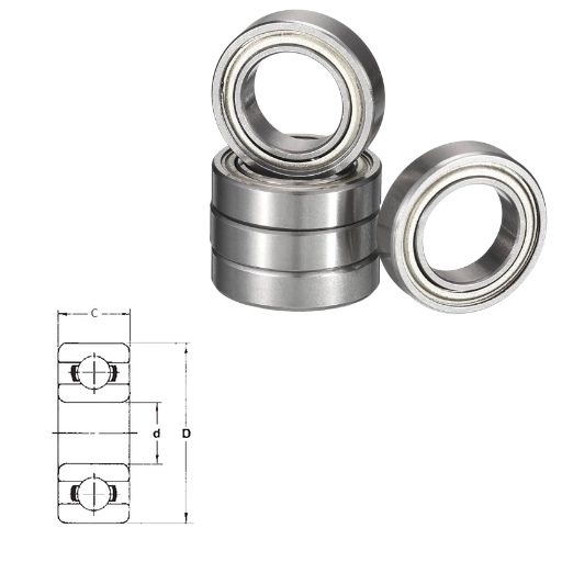 R14 - R Series Miniature / Instrumentation Ball Bearings
