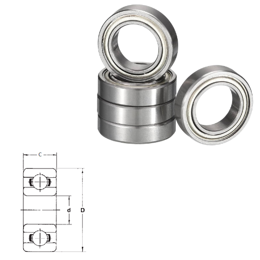 R16- R Series Miniature / Instrumentation Ball Bearings