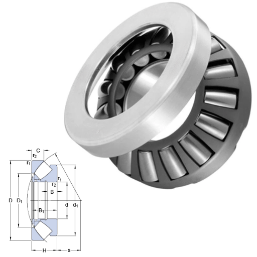 29396 - 29300 Series Thrust Style Spherical Roller Bearings